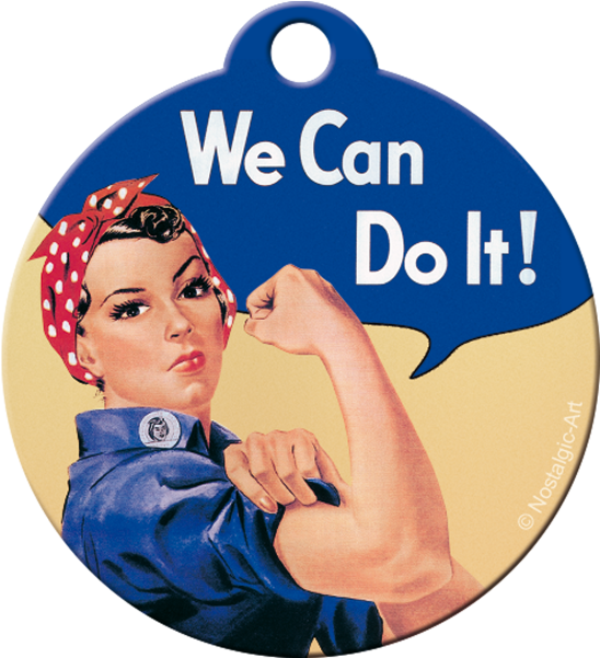 Rosie The Riveter (600x600), Png Download