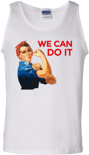 We Can Do It Rosie The Riveter Uplifting T-shirt In - Rosie The Riveter (600x600), Png Download