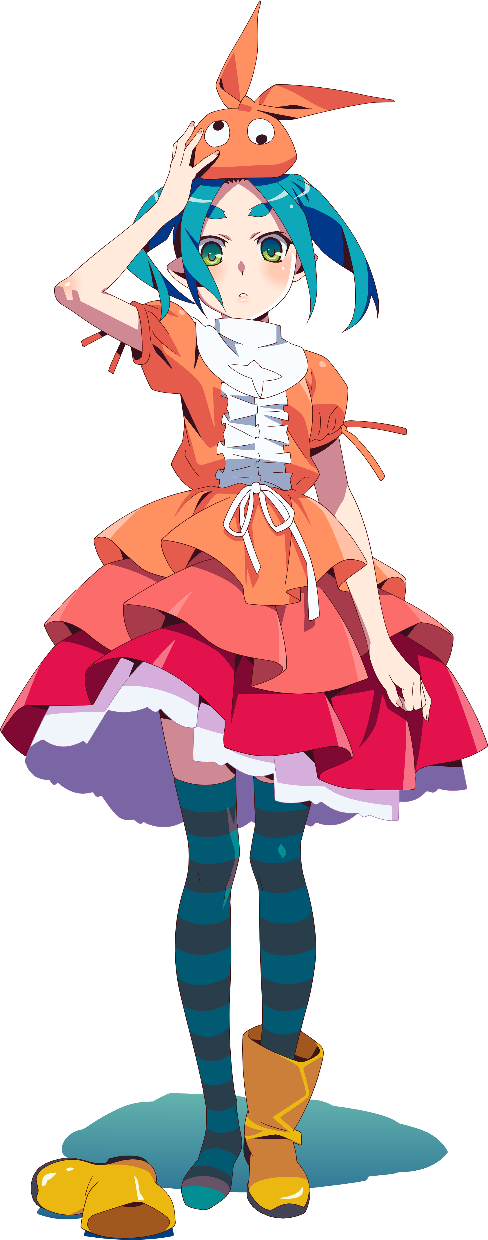 Monogatari - Ononoki Yotsugi - Monogatari Yotsugi Ononoki (2036x4320), Png Download