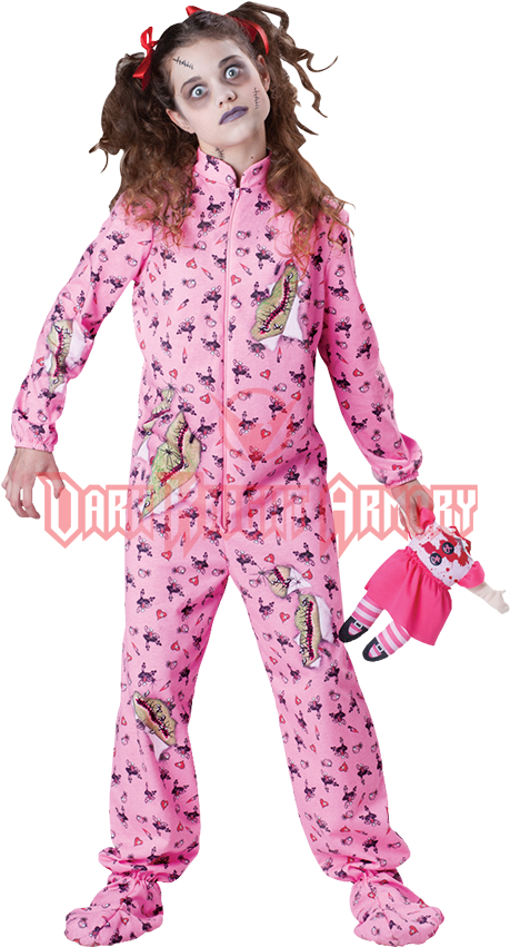Zombie Girl Tween Costume - Halloween Costumes Ideas For Girls Scary (850x850), Png Download