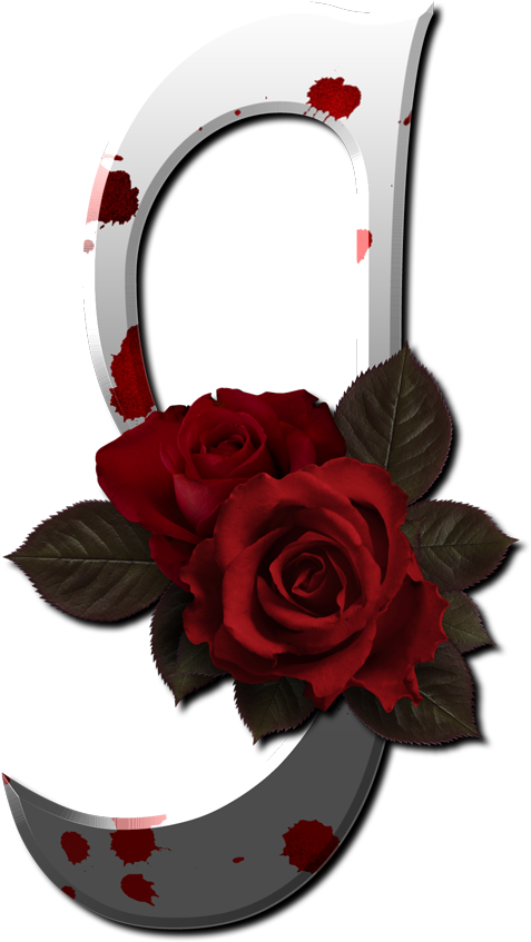 63639-j - Flower Designs For Letter (500x869), Png Download