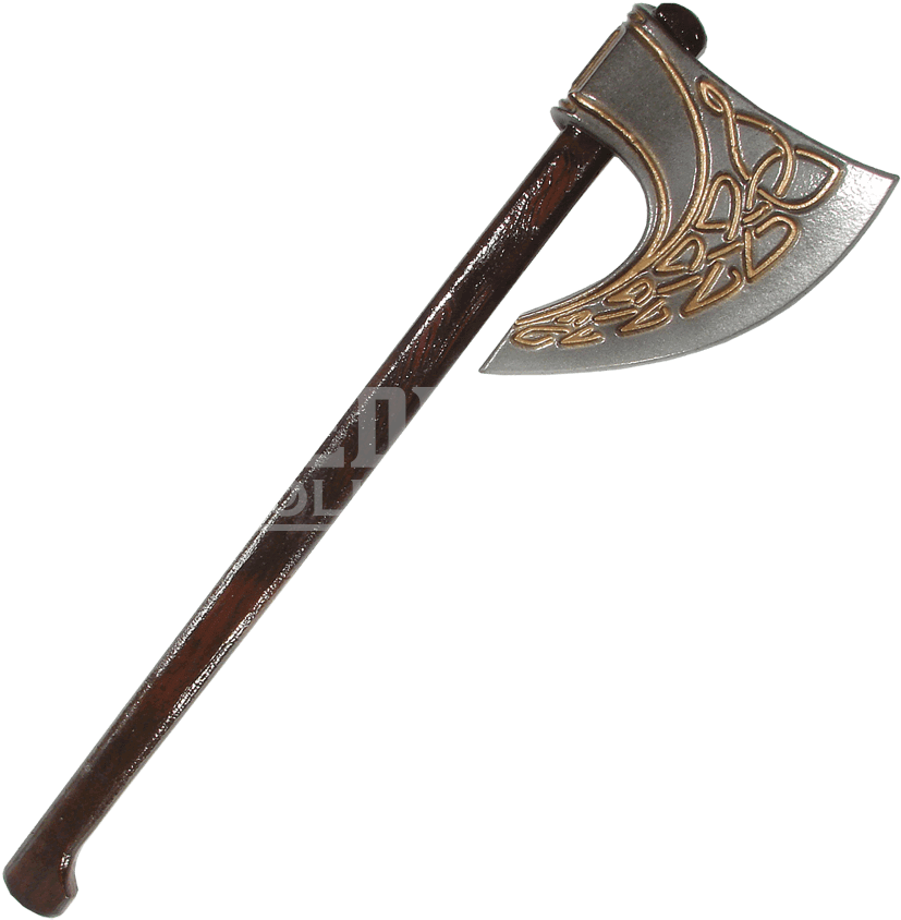 Gaelic Larp Axe From Medieval Collectibles Png Larp - Larp Axe (850x850), Png Download