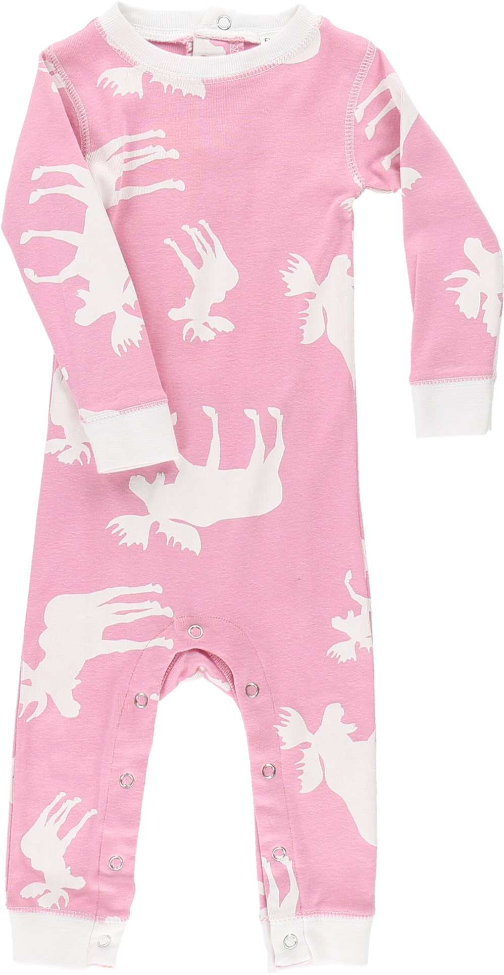 Lazy One Classic Moose Infant Flapjack - Pajamas (1682x2048), Png Download
