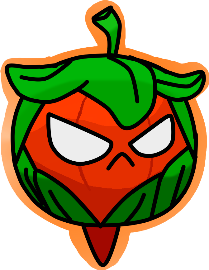 Carolina Reaper - Plants Vs. Zombies (1080x1080), Png Download