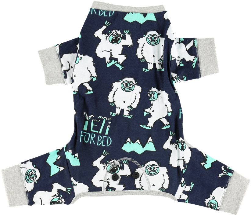 Yeti For Bed - Pajamas (863x1050), Png Download