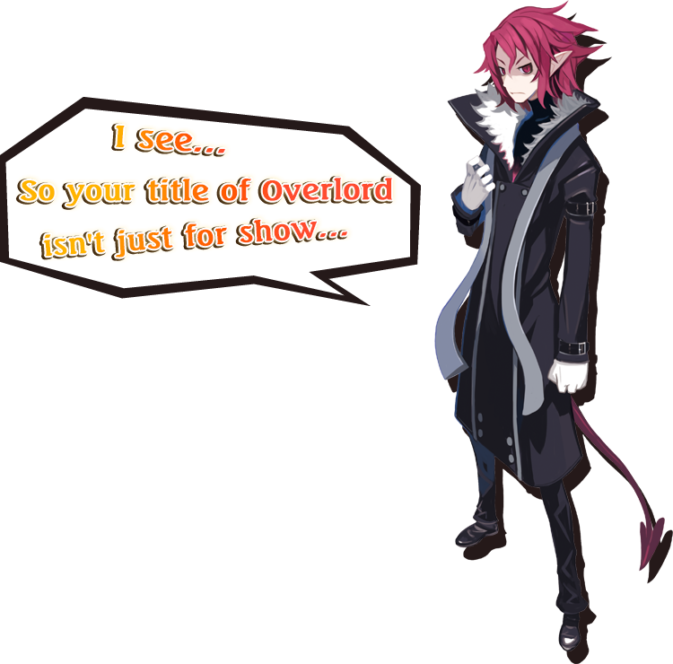 So Your Title Of Overlord Isn't Just For Show - Disgaea Male Etna (750x740), Png Download
