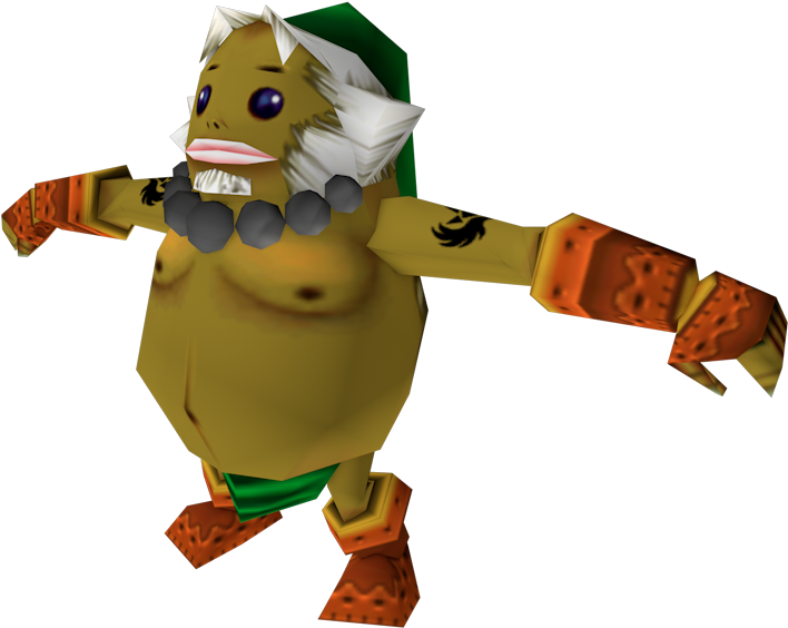 View Samegoogleiqdbsaucenao Goron Tpose , - Legend Of Zelda Majora's Mask Goron Link (750x650), Png Download