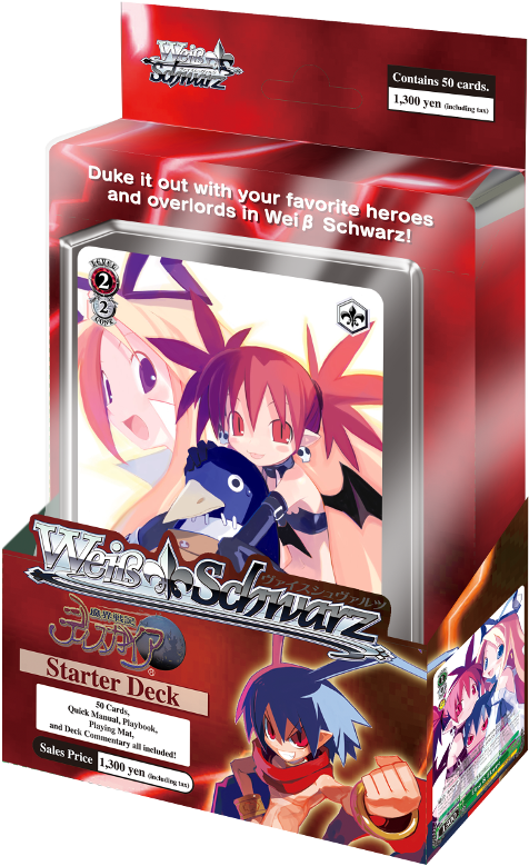 Weiss Schwarz Disgaea Starter Deck English Edition (500x811), Png Download