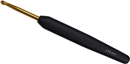 Aluminium Single Ended Gold Crochet Hook [knitpro] - Knitpro (720x480), Png Download