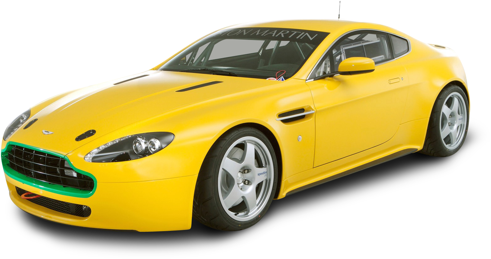 Aston Martin Vantage N24 Yellow Car Png Image - Aston Martin Vantage Gt8 For Sale (1649x918), Png Download