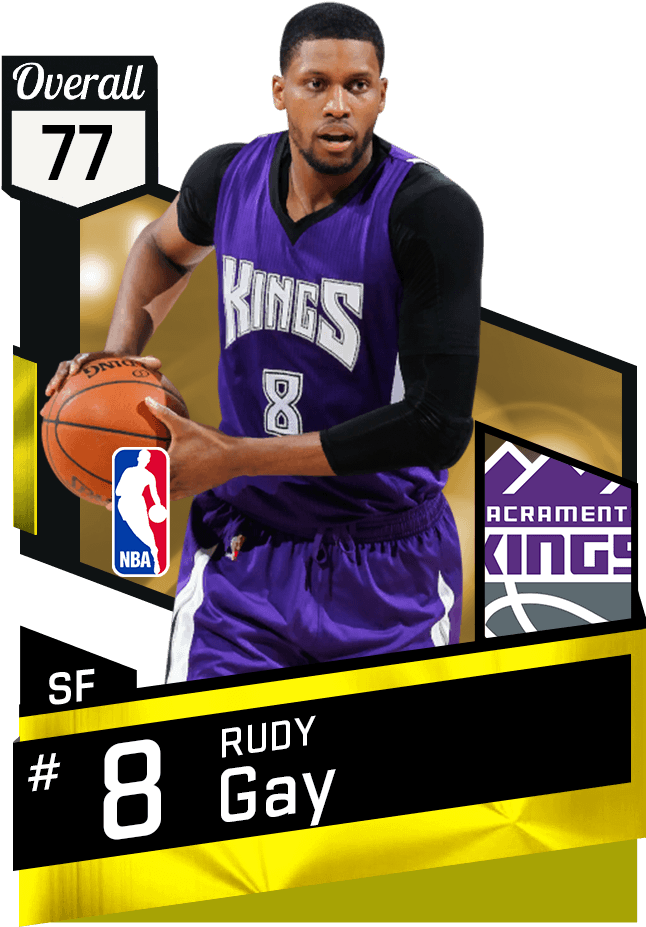 Rudy Gay - Dario Saric Nba 2k17 (651x941), Png Download
