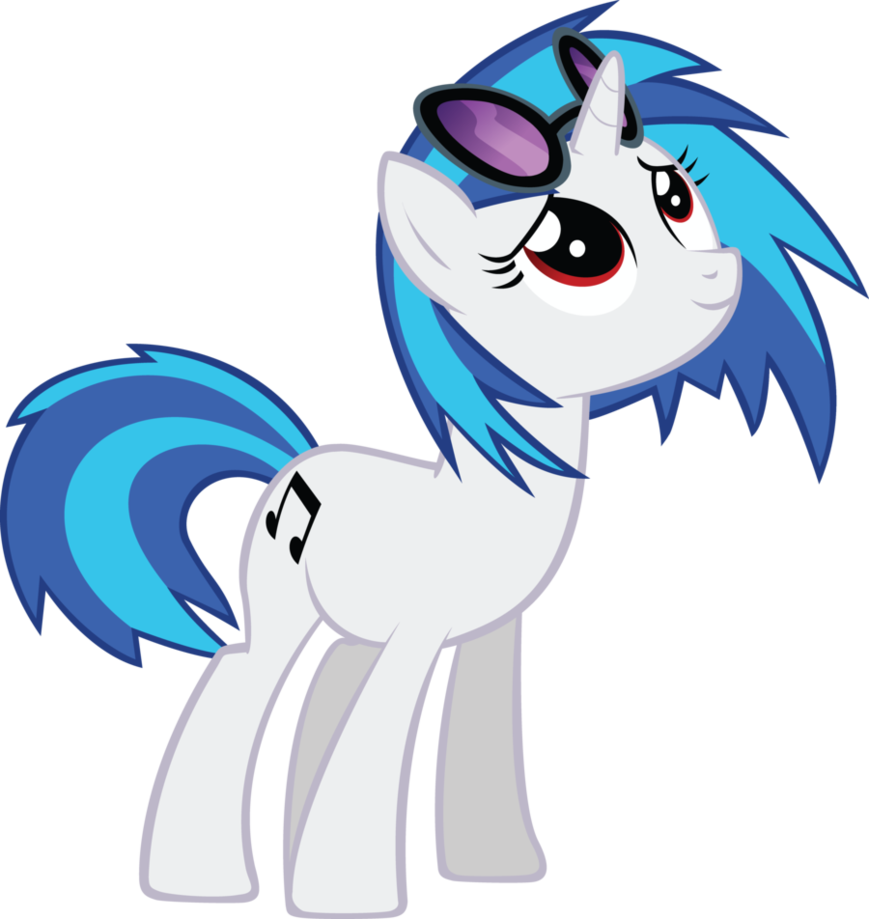 Vinyl Scratch By Alexsvar-d4tl1wo - Vinyl Scratch Pony (869x919), Png Download