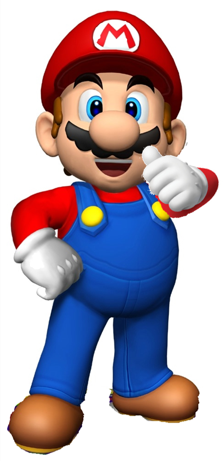 Mario Nasasr - Mario Party 4 Mario (870x1561), Png Download