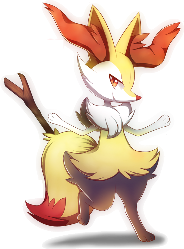 Pokemon Shiny-braixen Is A Fictional Character Of Humans - Pokemon Braixen (591x800), Png Download