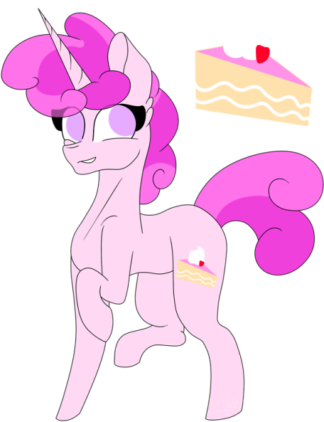 Fruity Flare Now Has Two Younger Sisters, Strawberry - Cartoon (500x630), Png Download