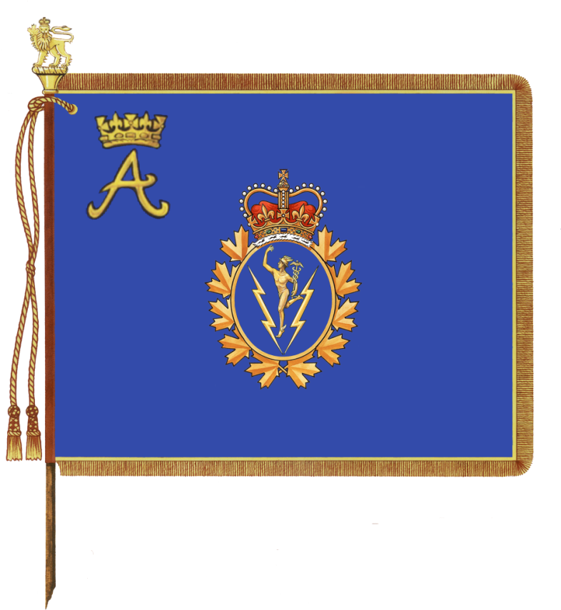 Communications And Electronics Branch Royal Banner - Rcms Cap Badge (800x873), Png Download