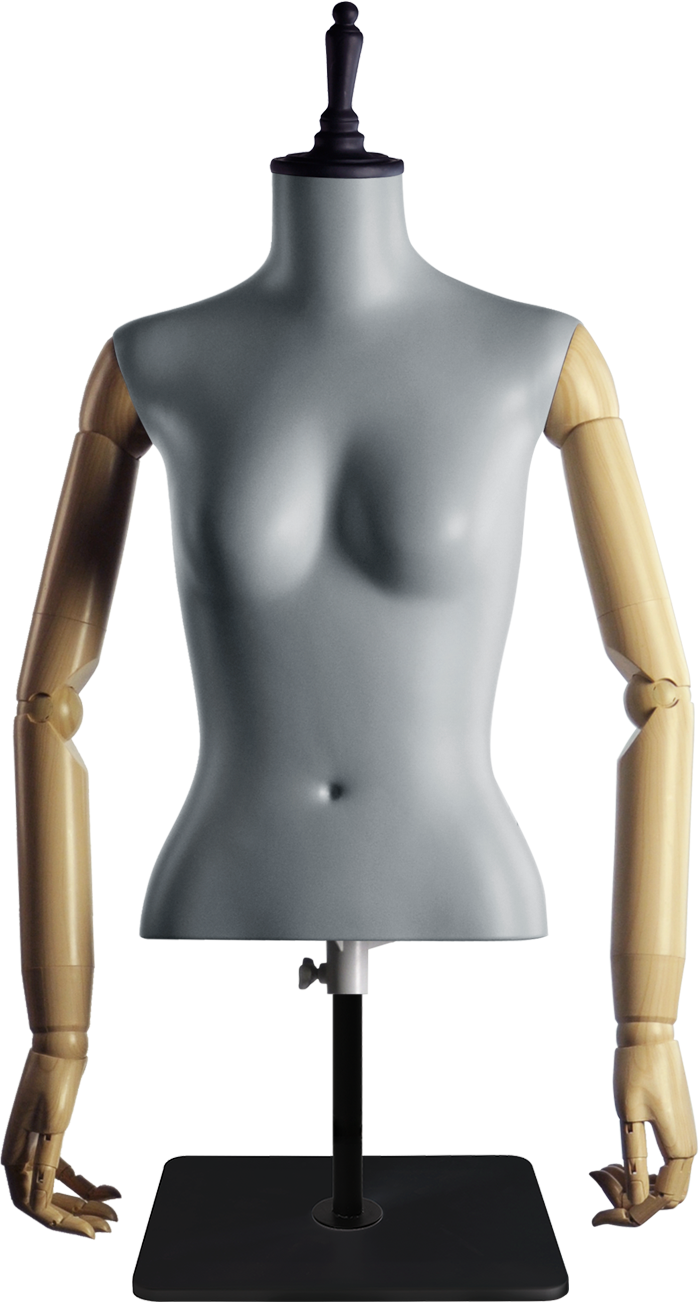 Beweegelijk Couture Design Torso Dames - Dress Form (699x1302), Png Download