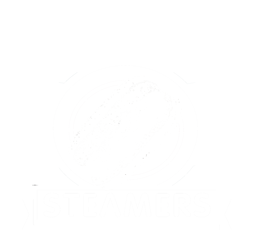 Steamers Master Outline White Nohd Fill - Poster (1000x985), Png Download