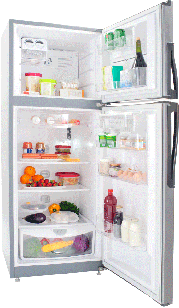 Refrigerator (581x1000), Png Download