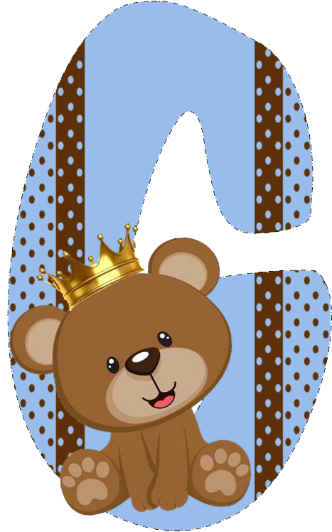 B *✿* De Katia Artes - Letras Con Ositos Tiernos (476x764), Png Download