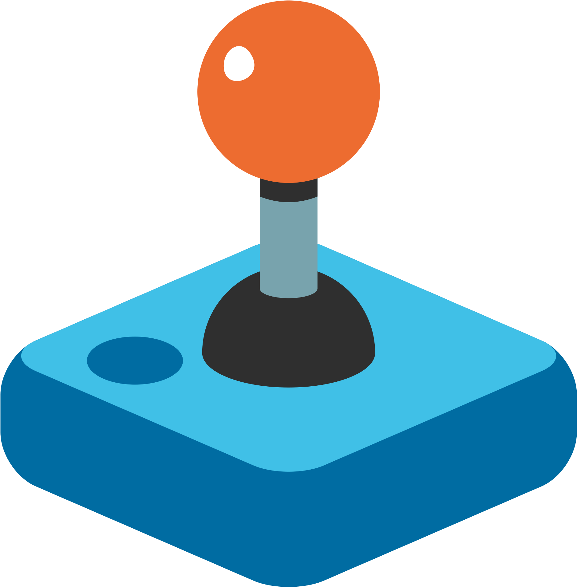 Open - Joystick Emoji Png (2000x2000), Png Download