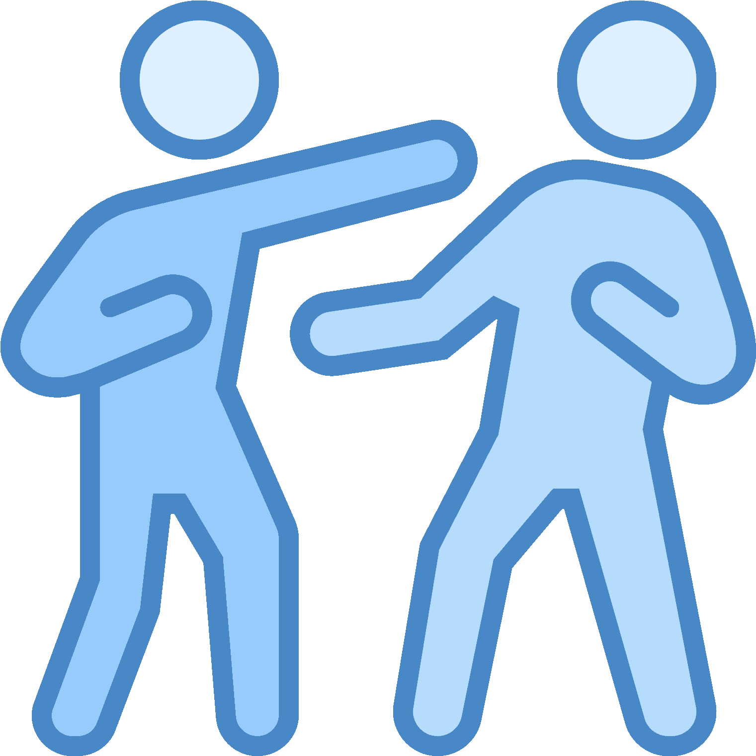 It's An Image Of Two People Boxing - Punch (1600x1600), Png Download