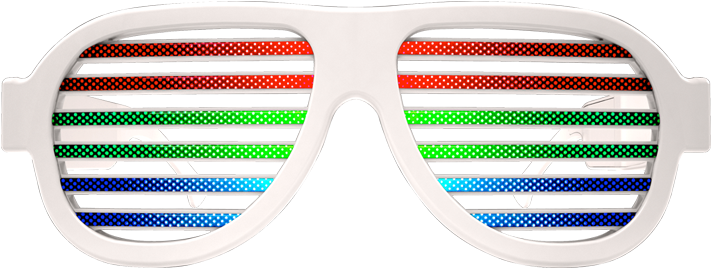 Drop Shades - Clazy Shades/クレイジーシェード サウンドにあわせてled (1024x478), Png Download