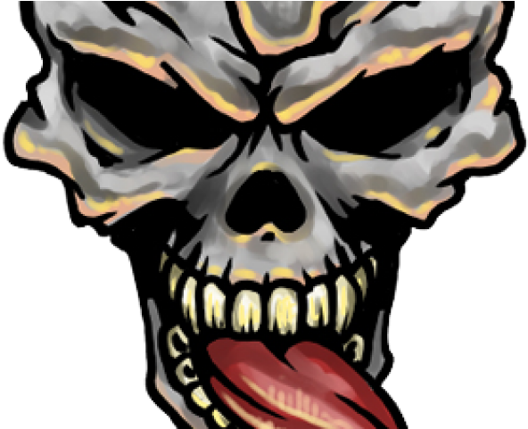 Tribal Tattoos Transparent Images - Skull Tattoo Png (640x480), Png Download