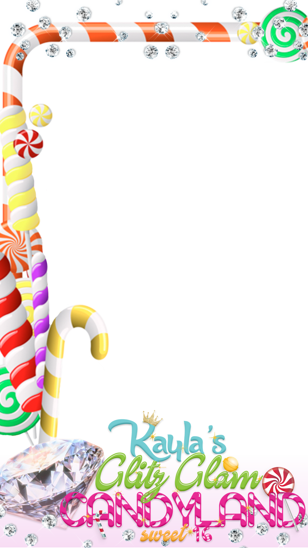 Candyland - Portable Network Graphics (1000x1778), Png Download
