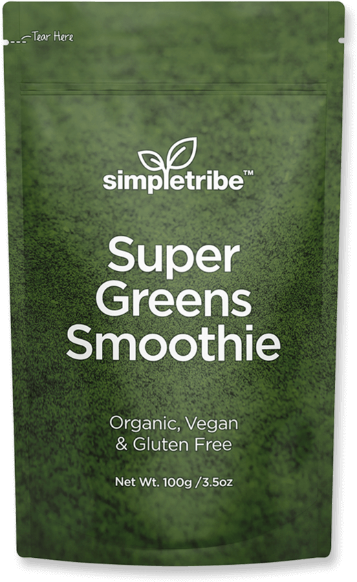 Simple Tribe Super Greens Smoothie - Cover Design Ideas (698x900), Png Download