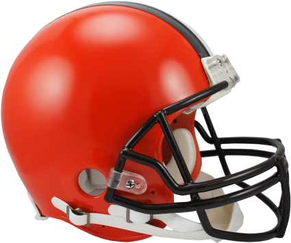 Cleveland Browns Authentic Nfl Full-size Helmet - Illinois Fighting Illini Helmet (475x393), Png Download