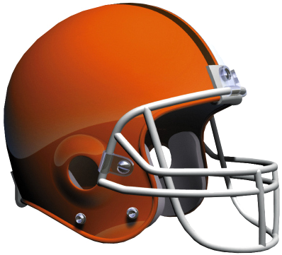 Cleveland Browns - Cleveland Brown Helmet Clip Art (412x360), Png Download