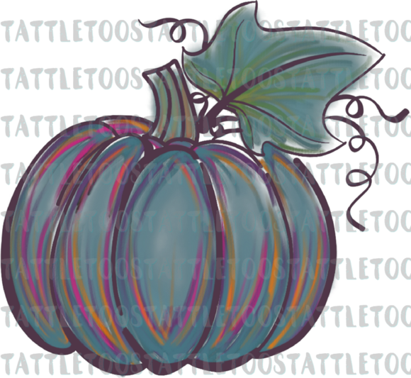 Brushpaintedpumpkintf - Purple Painted Watercolor Png Pumpkin (580x533), Png Download