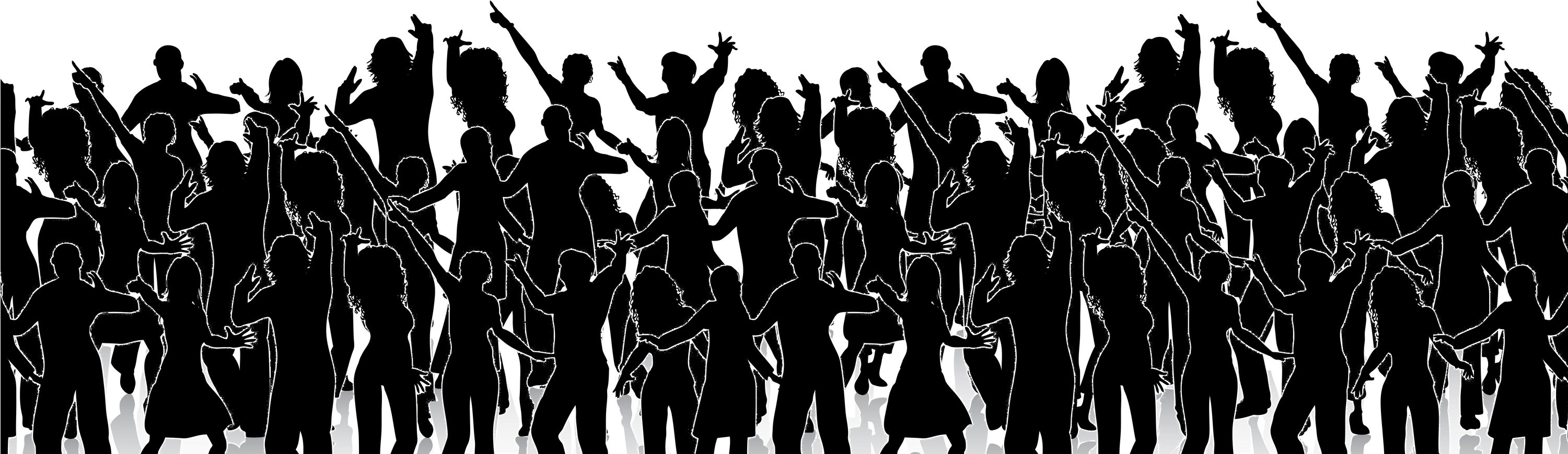 Max Rec, People Dancing, Aljanh - Dancing People (3000x1000), Png Download