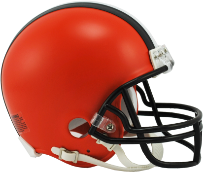 Cleveland Browns Nfl Riddell Mini-helmet - Football Helmets Cleveland Browns (475x393), Png Download