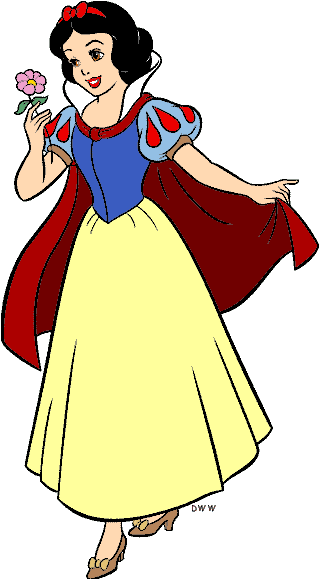 Snow White And The Seven Dwarfs Images Snow White Clipart - Clipart Images Snow White (355x621), Png Download