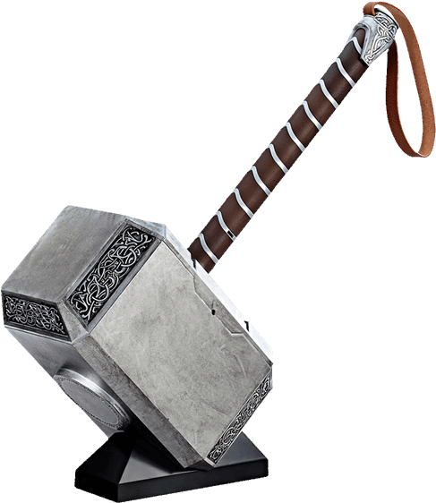 Thor Mjolnir Marvel Legends Series - Thor Mjolnir (600x600), Png Download