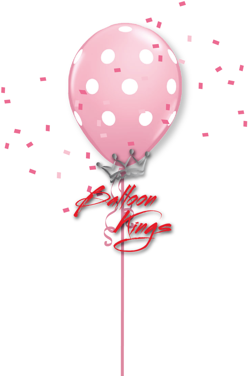Ballons Clipart Polka Dot Balloon - Portable Network Graphics (1080x1280), Png Download