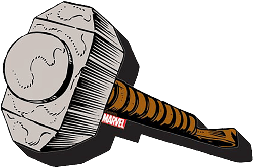 Thor Hammer Funky Chunky Magnet (600x600), Png Download