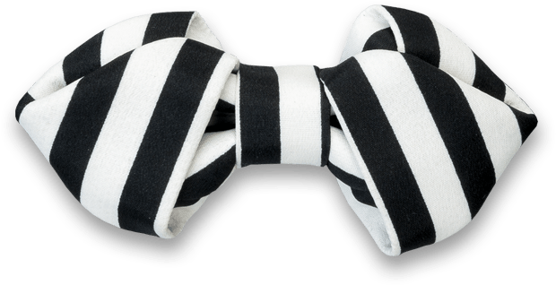 Folding In Black White Stripes Bow Tie - Bow Tie (800x800), Png Download