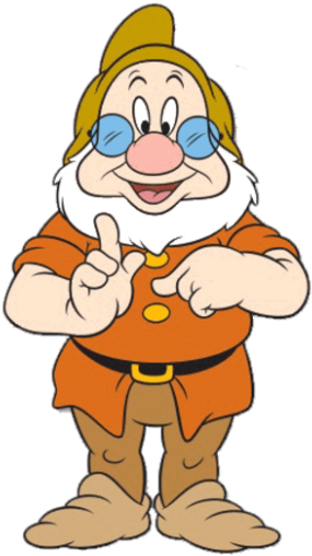 Snow White Disney, Prince Charmant, Disney Cartoon - Doc Dwarf (320x551), Png Download