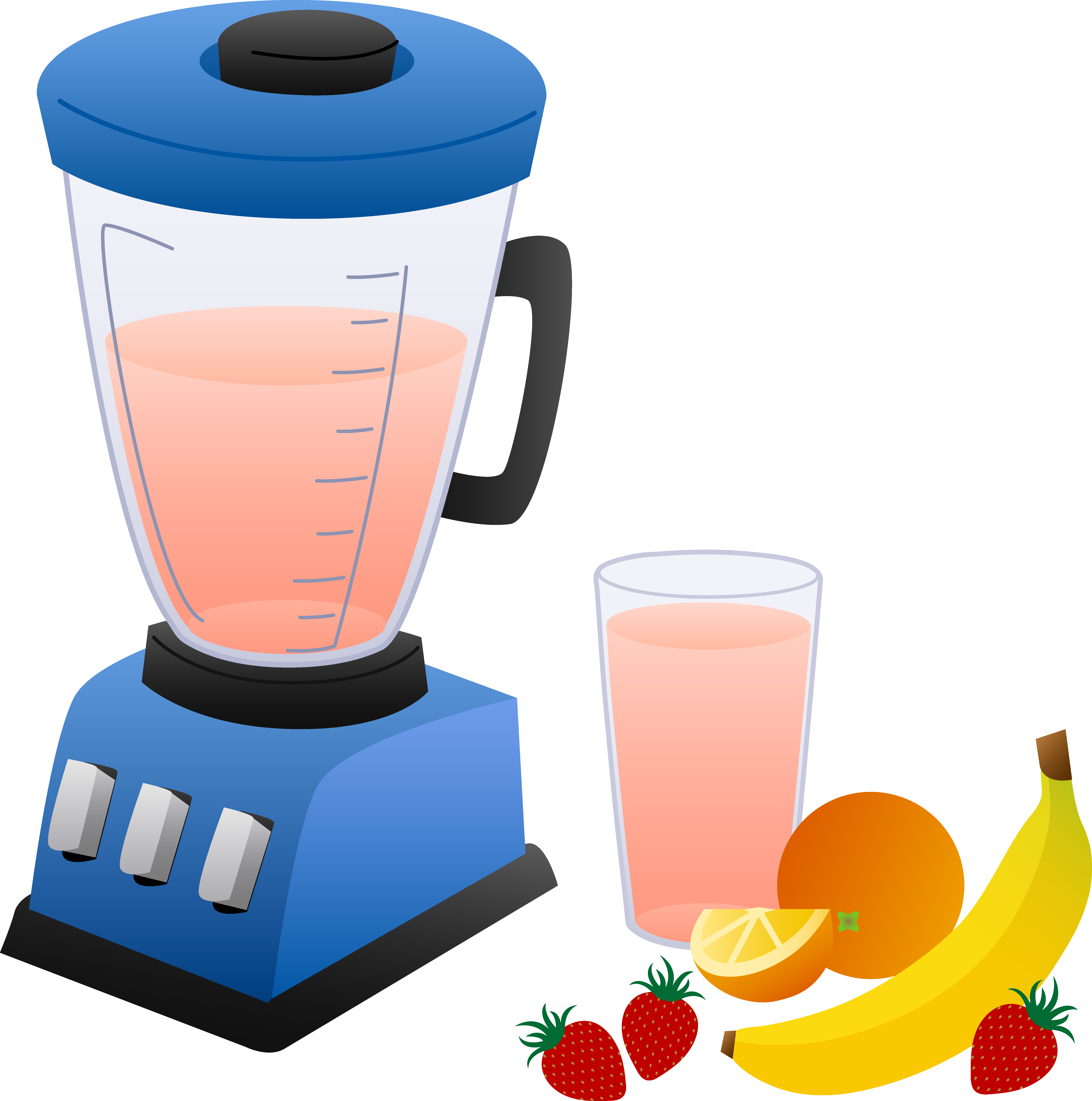Smoothie Clipart Smoothie Maker - Blender Clip Art (6591x6643), Png Download