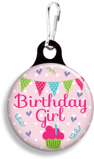 Fetch Life Pet Outfitters Dog & Cat Collar Clips - Promotional Zoogee 1-1/8 Round Metal Zipper Pull Tag (353x530), Png Download