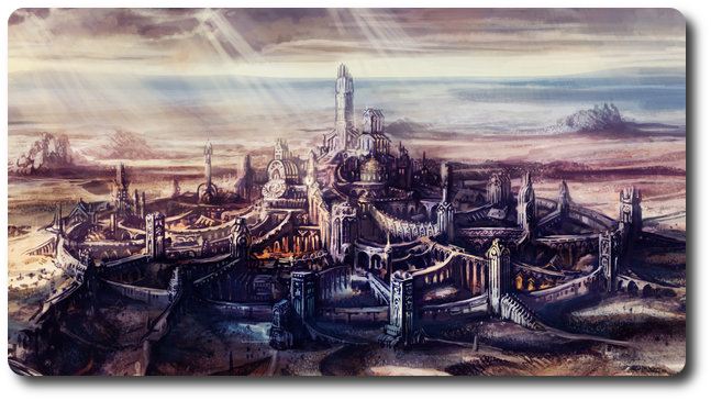 The Former City State Al'hanar Was Conquered By The - Painting (647x365), Png Download