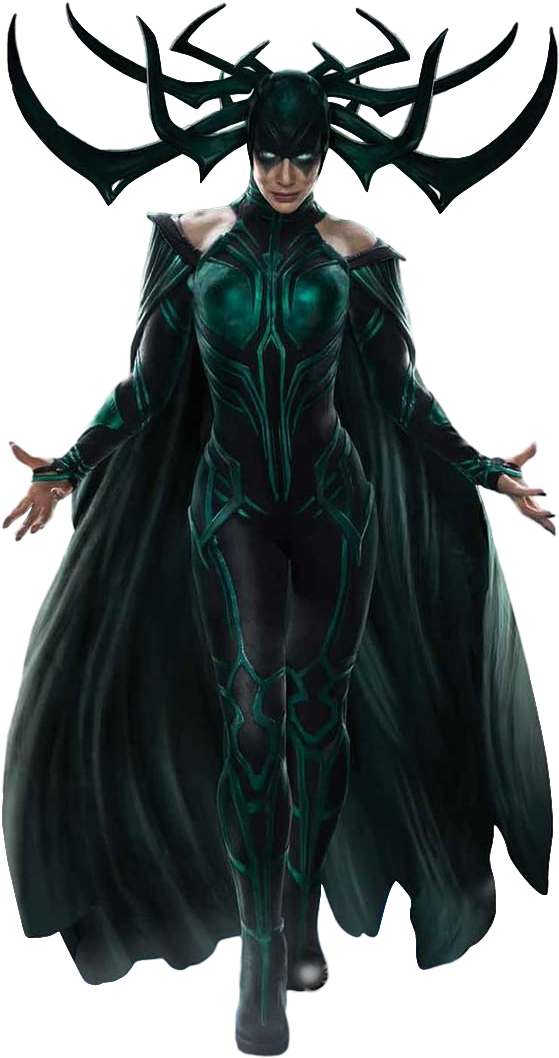 Transparent By Camo-flauge - Thor Ragnarok Hela Poster (600x1128), Png Download
