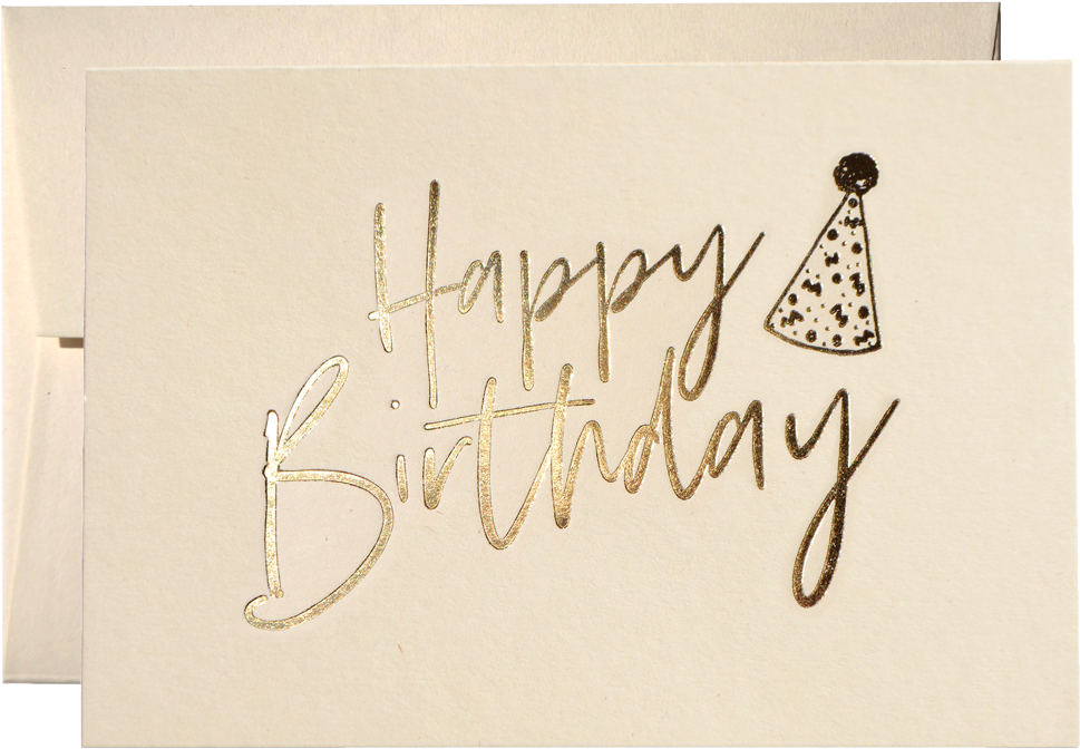 Set Of Birthday Hat Cards Clouds And Currents - Calligraphy (1024x1024), Png Download