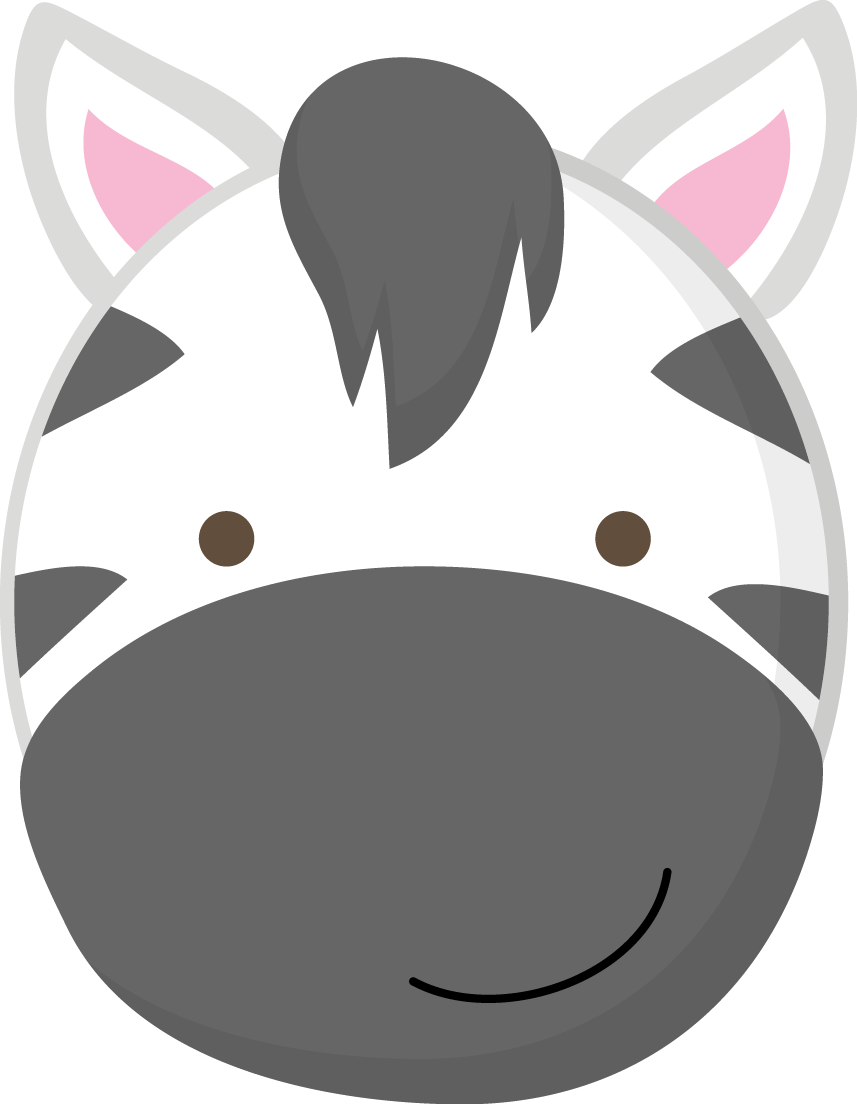 Bonitas Imágenes De Caras De Bebés De La Jungla - Jungle Animals Faces (857x1104), Png Download