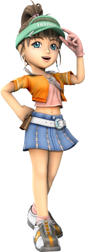 Jasmine - Hot Shots Golf Out Of Bounds Jasmine (644x848), Png Download