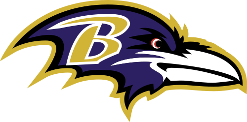 Ravens - Baltimore Ravens Logo (500x248), Png Download