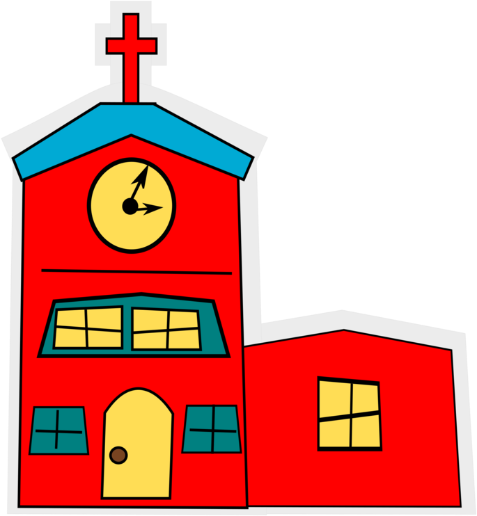 Drawing Free Commercial Computer Icons Line - Cartoon Pictures Of Church (750x750), Png Download